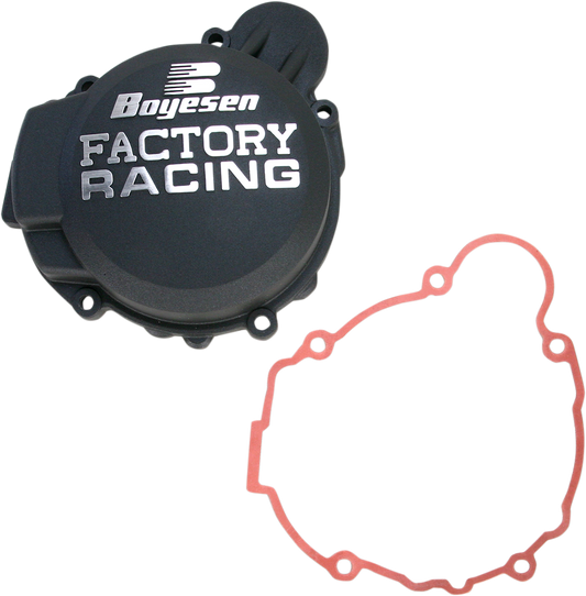 BOYESEN Ignition Cover - Black - KTM SX SC-41AB