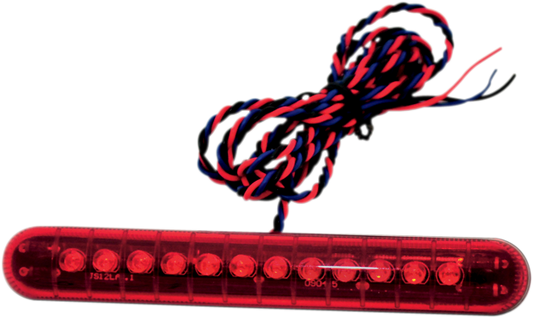 CUSTOM DYNAMICS Dual Intensity LED Light Bar - Non-Sequential with Flashing Brake - Red LB03