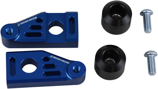 DRIVEN RACING Axle Block Sliders - Yamaha FZ-9 - Blue DRAX-121-BL