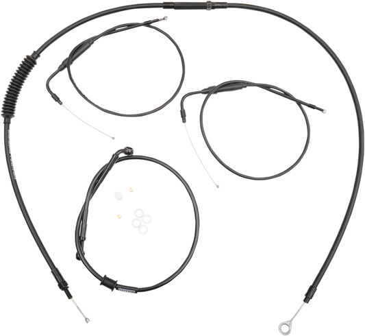 BURLY BRAND Handlebar Cable And Brake Line Kit - Clubman Handlebars B30-1099