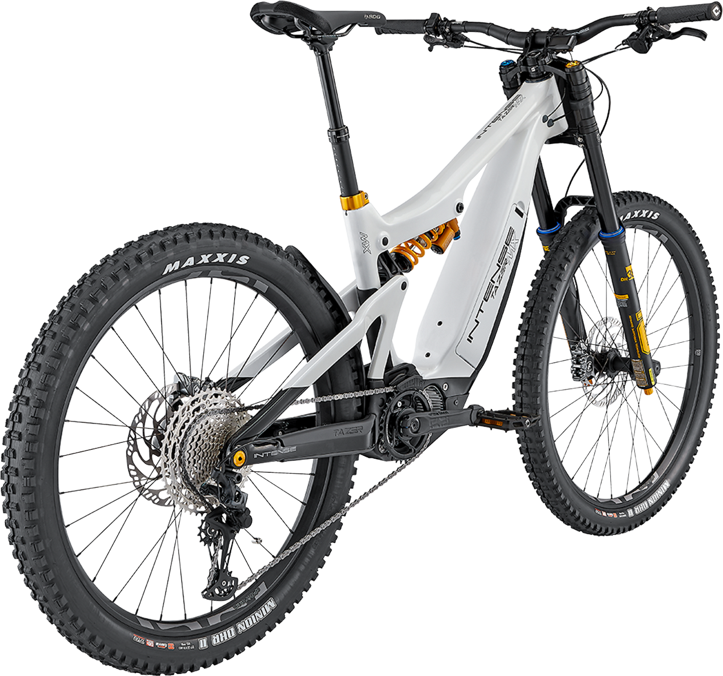 Tazer MX Carbon Ebike - Pro Build - White - S/M