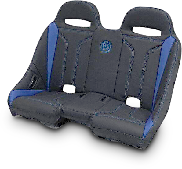 BS SAND Extreme Bench Seat - Black/Blue EXBEBLDTX