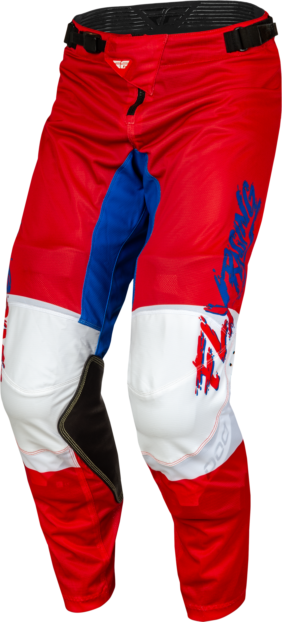 Youth Kinetic Mesh Khaos Pants Red/White/Blue Sz 26
