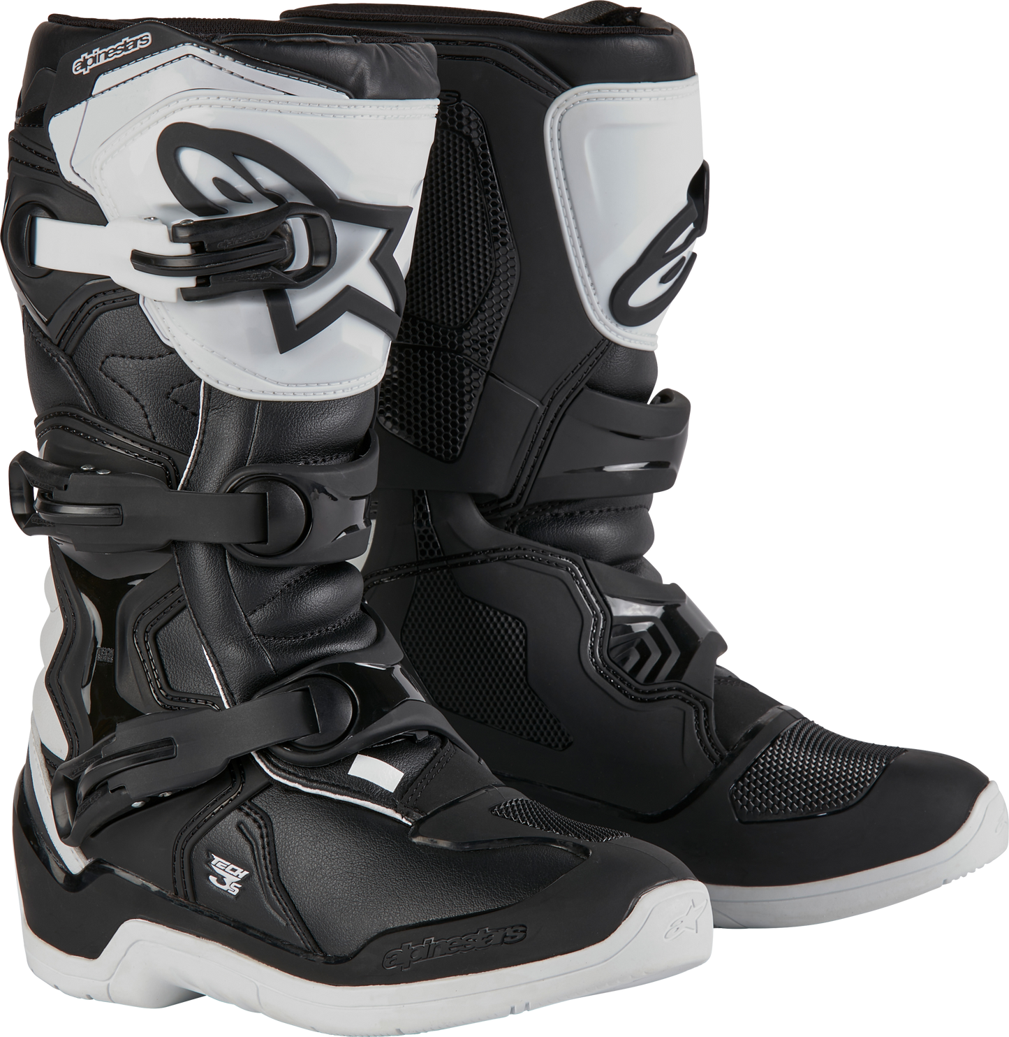 Tech 3s Youth Boots White/Black Sz 7
