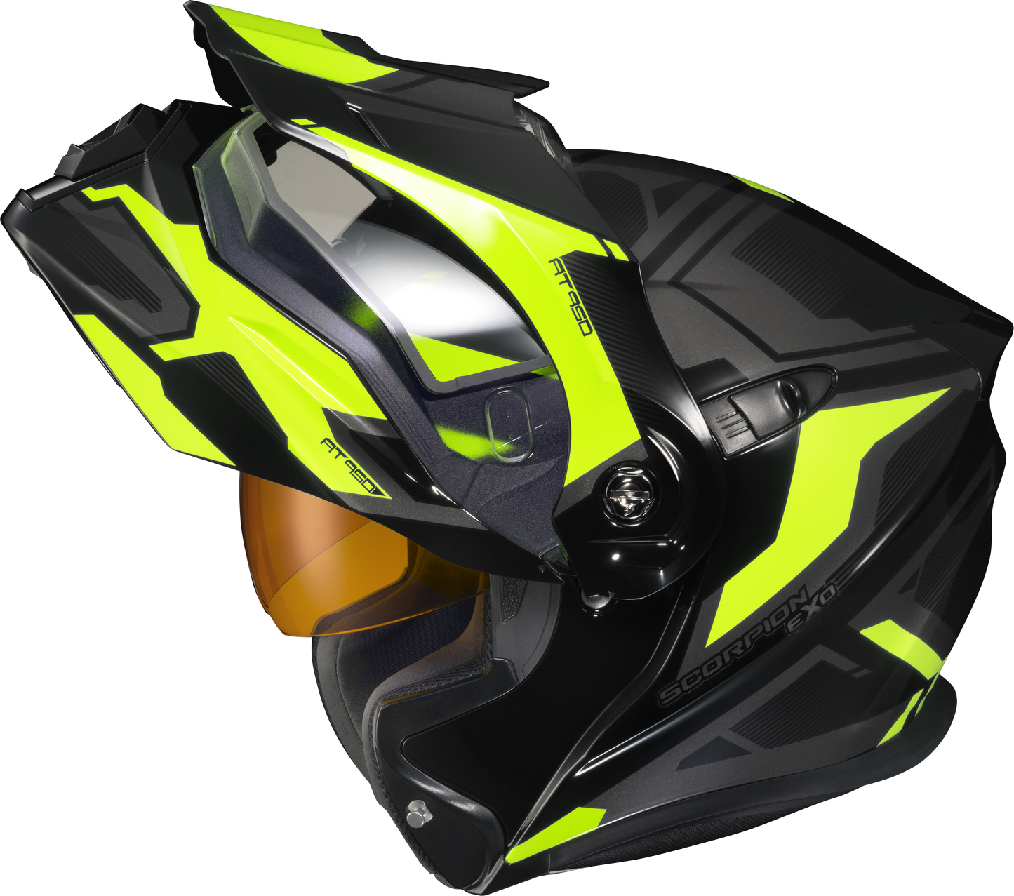 Exo At950 Helmet Ellwood Gloss Black/Hi Vis Xl (Dual)