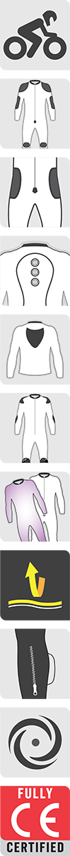 ALPINESTARS GP Plus Venom 1-Piece Leather Suit - Black/Red Fluorescent/White - US 48 / EU 58 3150818-1321-58