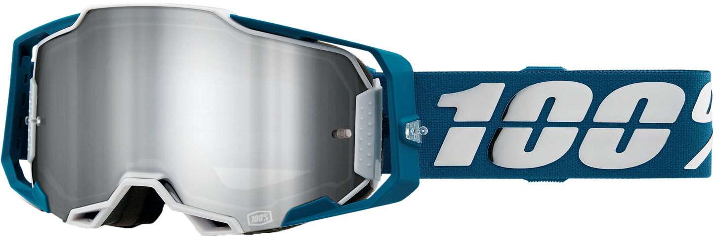 Armega Goggle Albar Mirror Silver Flash Lens