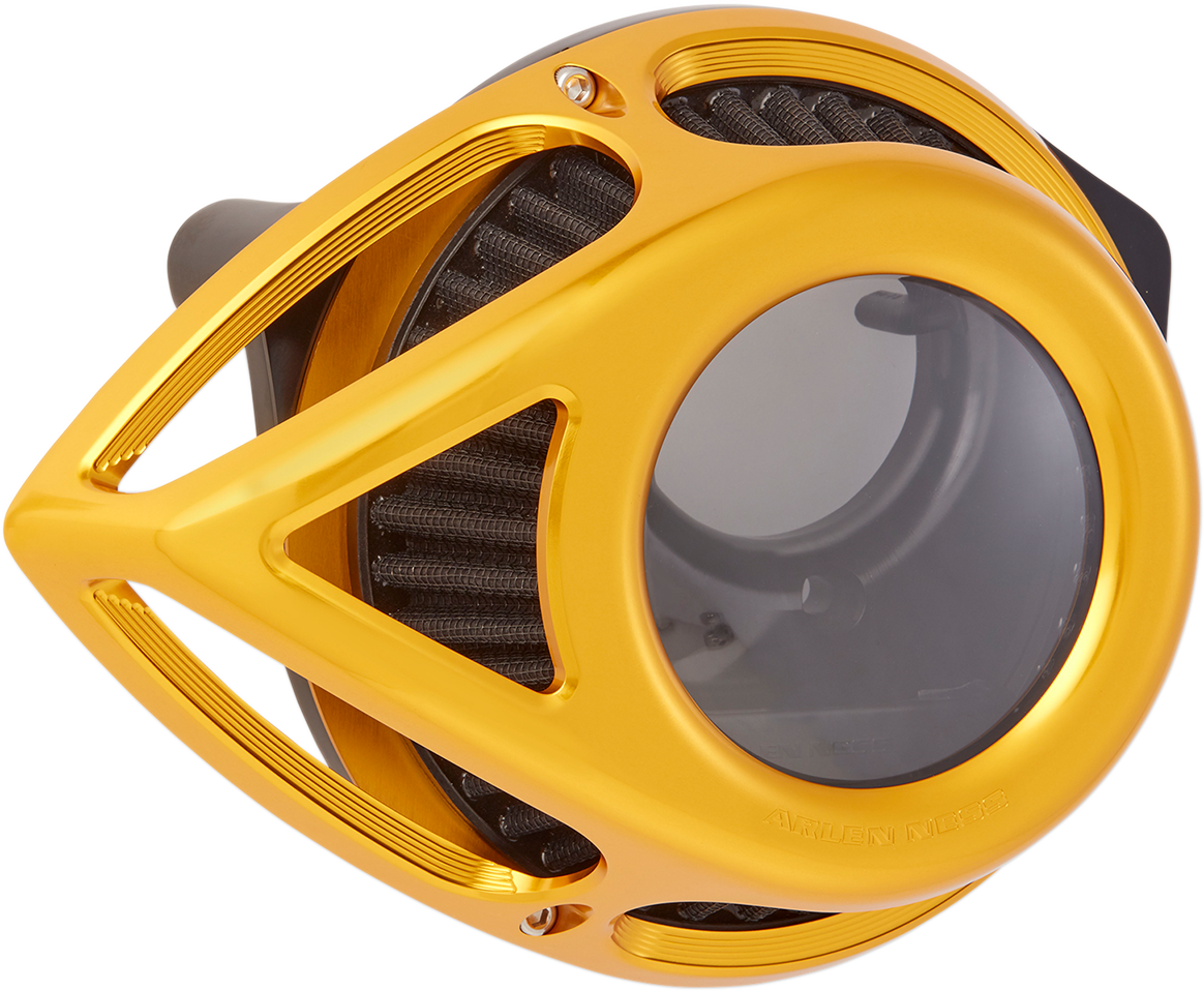 ARLEN NESS Clear Tear Air Cleaner - Gold - Twin Cam 18-912