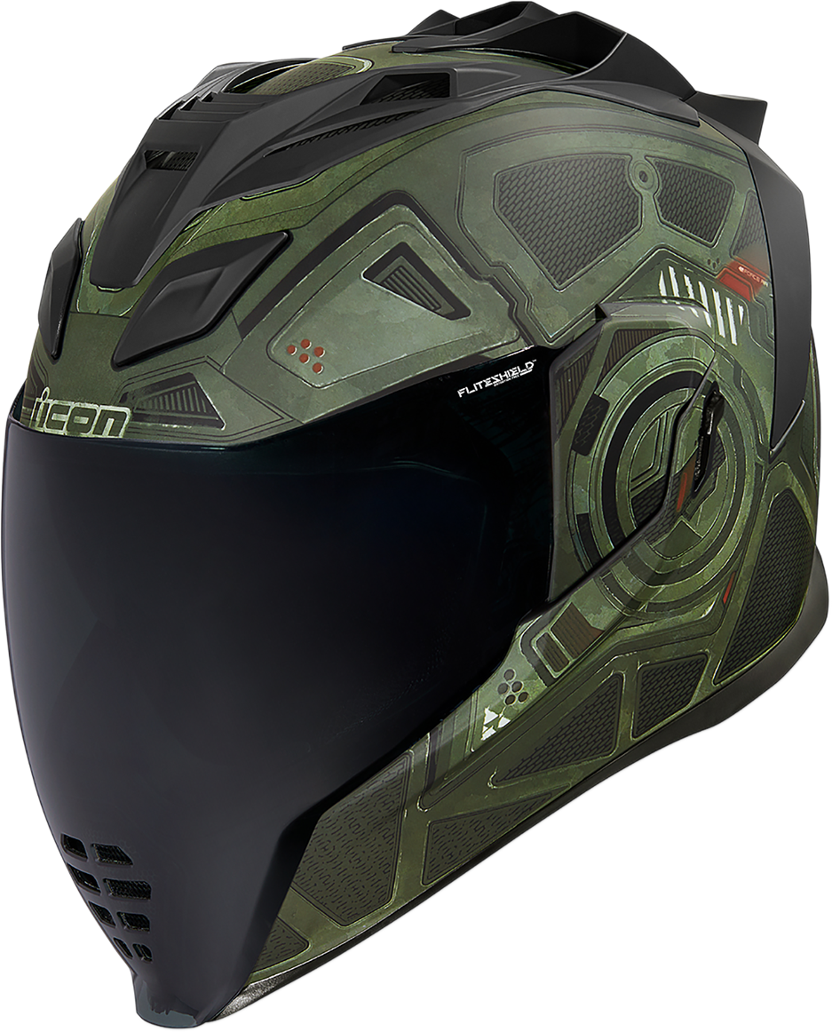 ICON Airflite* Helmet - Blockchain - Green - XS 0101-13275