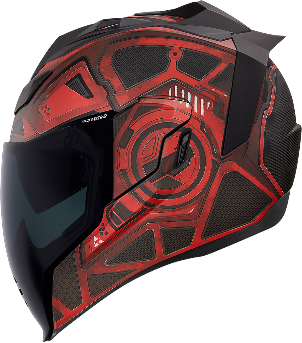 ICON Airflite* Helmet - Blockchain - Red - Medium 0101-13284