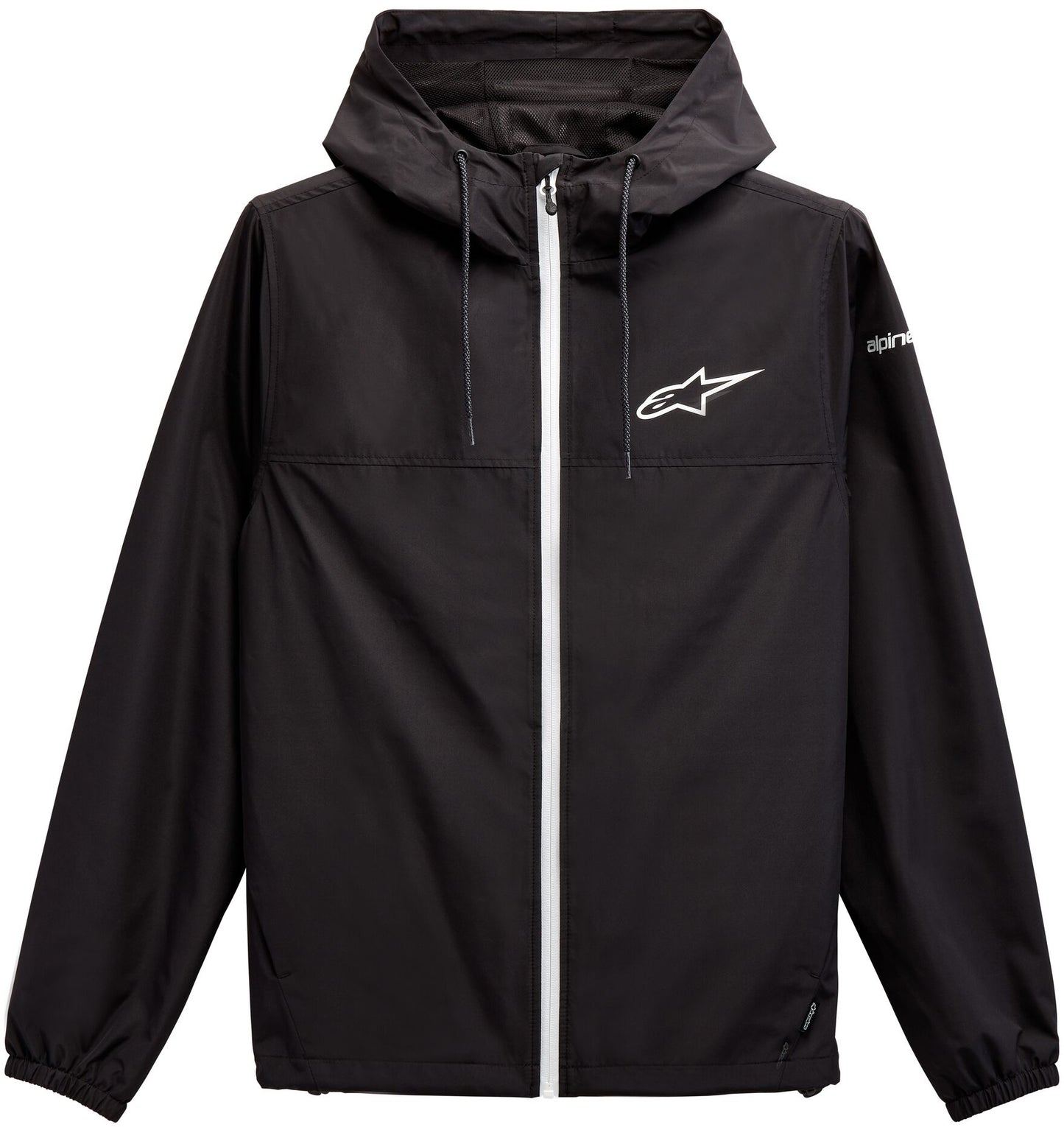 Treq Windbreaker Black/White Lg