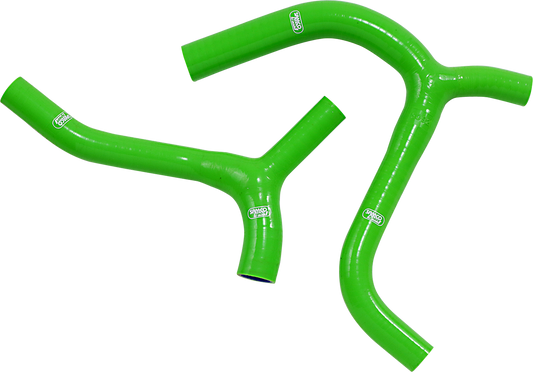 MOOSE RACING Radiator Hose Kit - Green - Kawasaki KAW-92GN