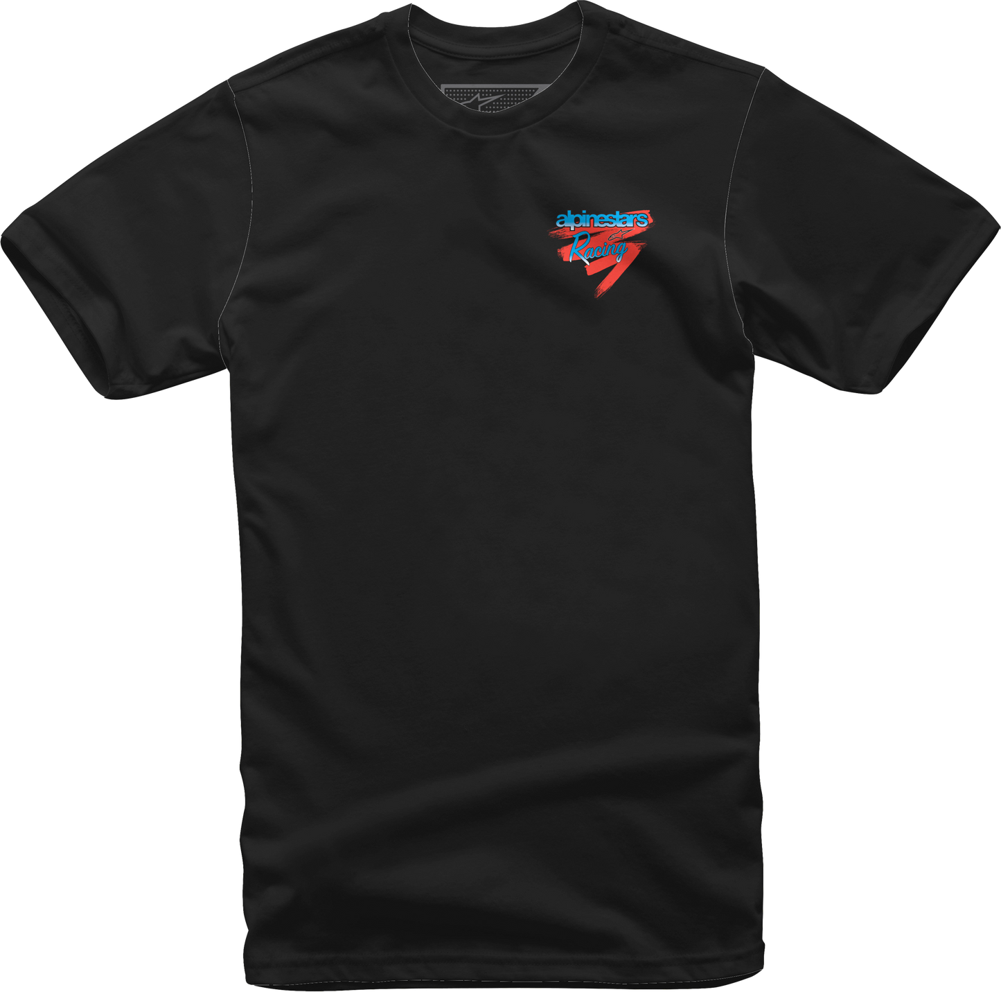 Racing Then Tee Black Lg