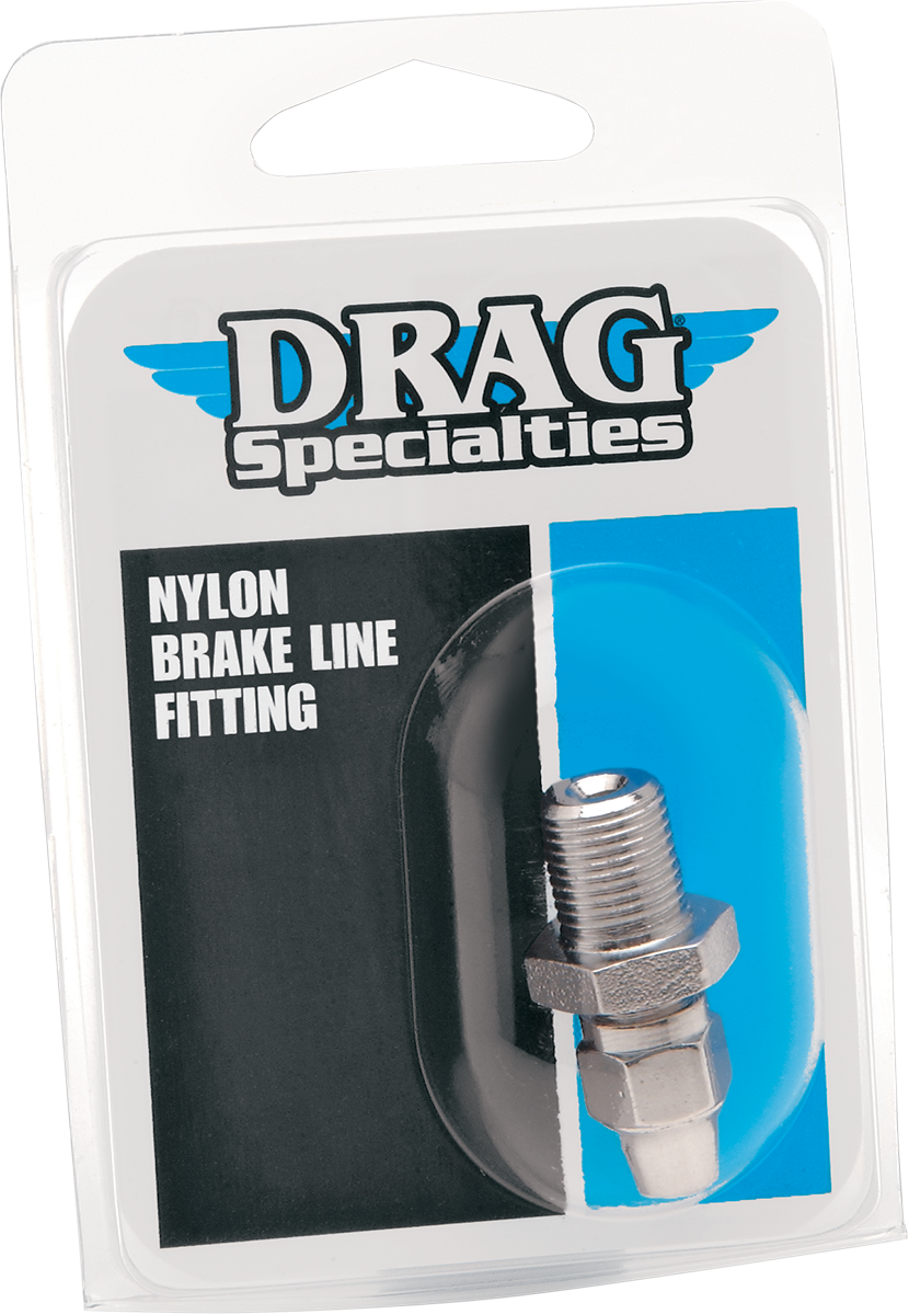 DRAG SPECIALTIES Brake Line Fitting - 7/16-24 - Straight 343