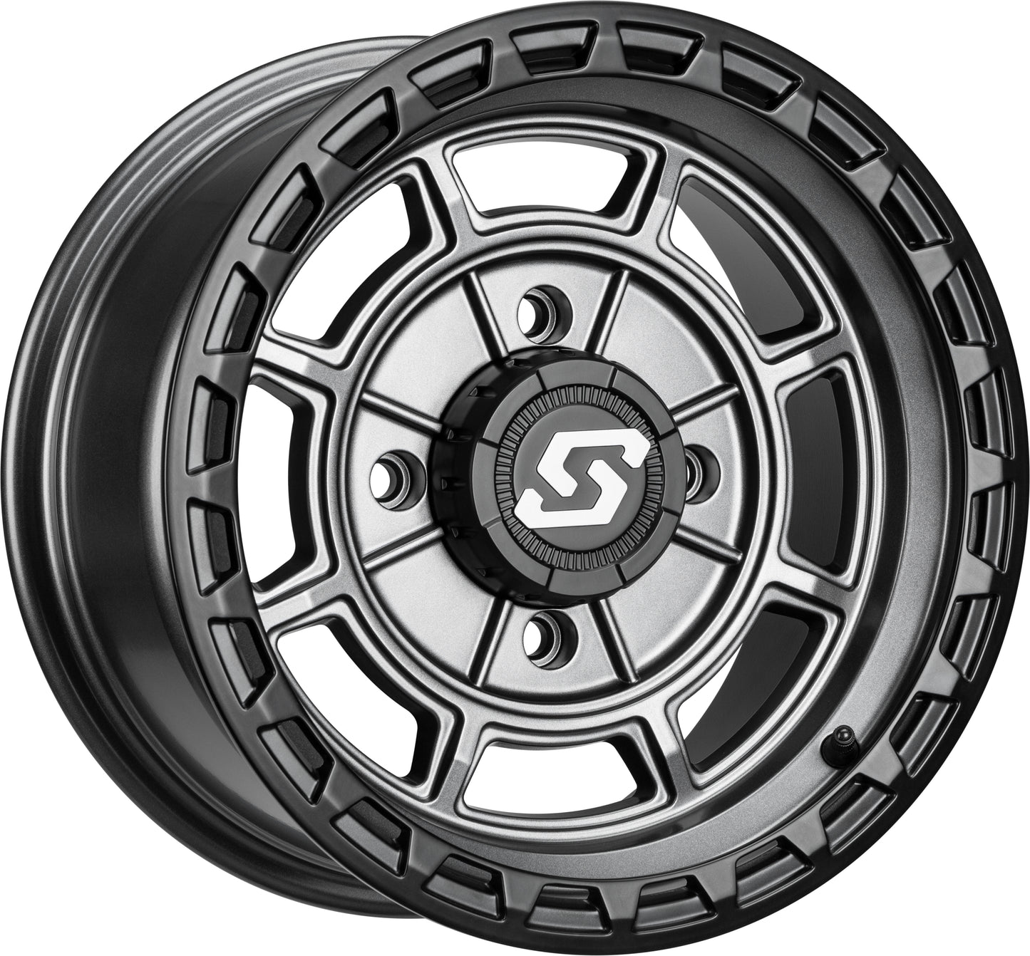 Rift Wheel 14x7 4/137 5+2 (+10mm) Carbon Grey