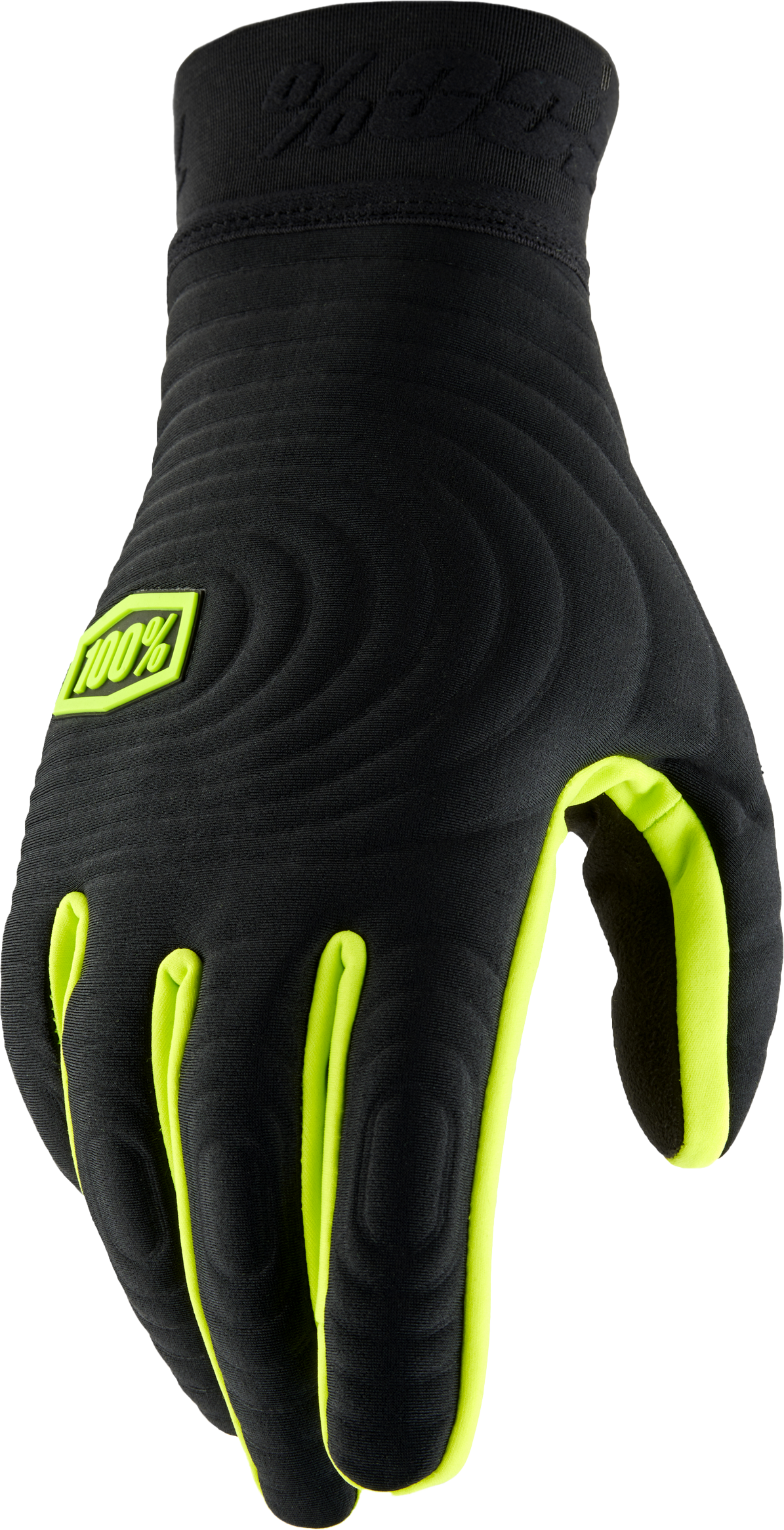 Brisker Xtreme Gloves Black/Fluo Yellow Sm