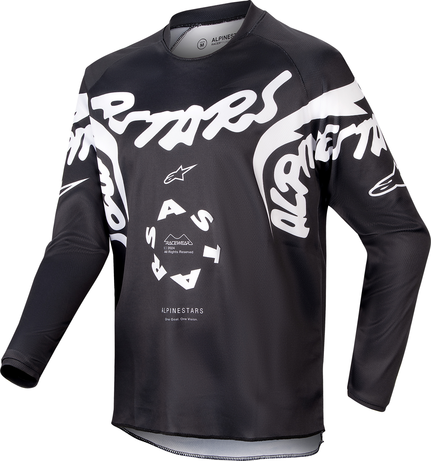 Youth Racer Hana Jersey Black/White Xl
