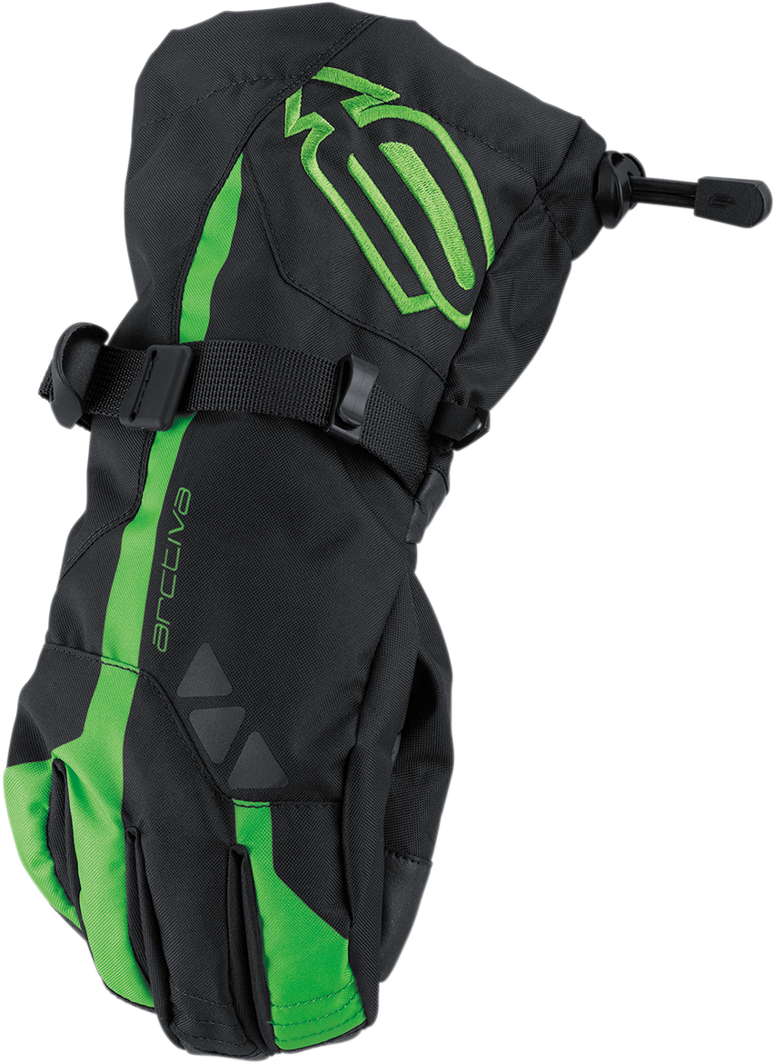 ARCTIVA Pivot Gloves - Black/Green - Medium 3340-1340