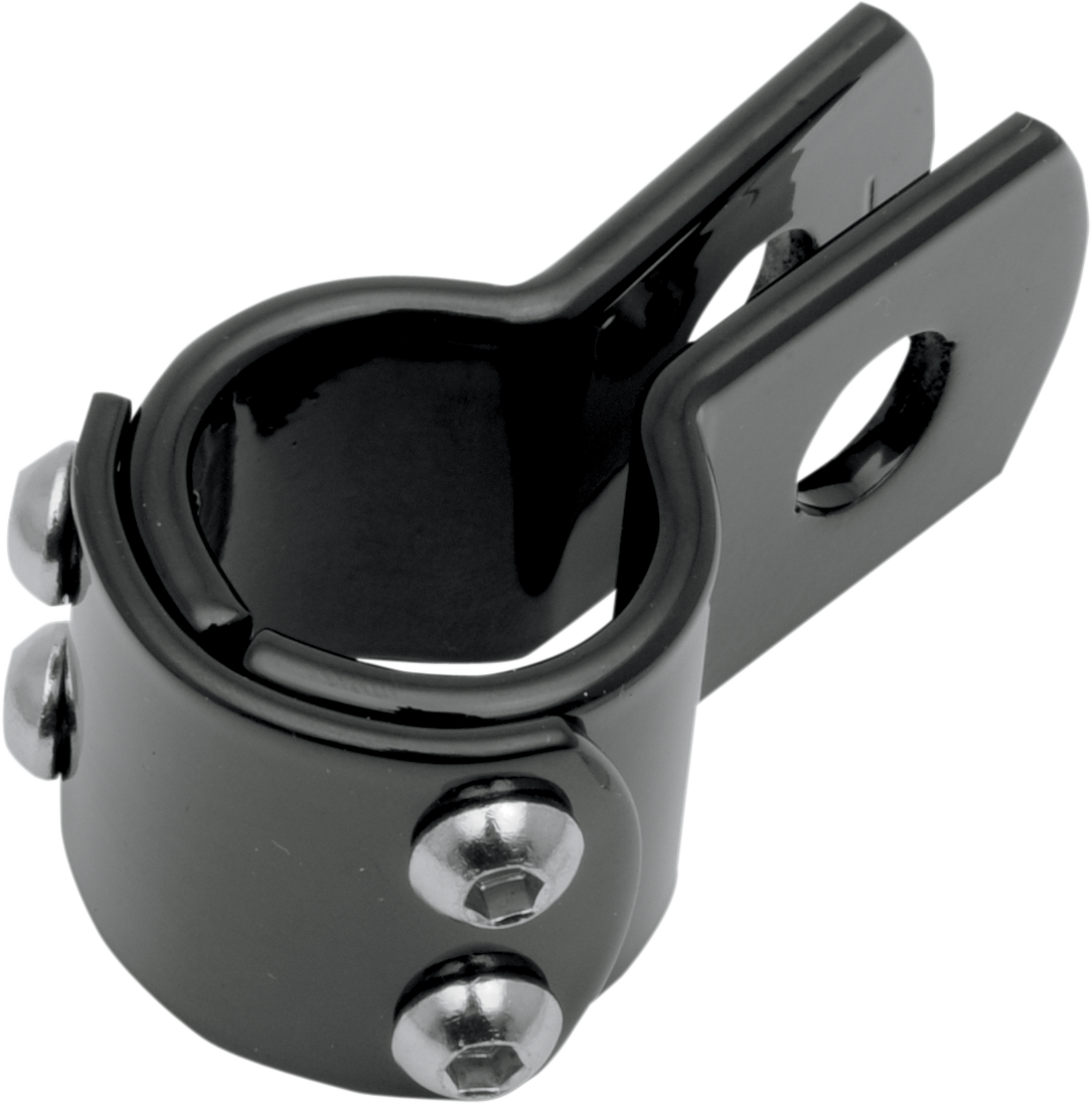DRAG SPECIALTIES Clamp - Universal - 7/8" - 3-Piece - Black 77-6016B