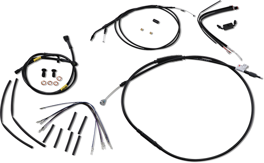 BURLY BRAND Handlebar Cable and Brake Line Kit - 16" Wide Glide Gorilla Handlebars B30-1216