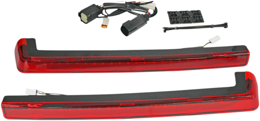CUSTOM DYNAMICS LED Run/Brake/Turn Tour-Pak? Arms - Red Lens - 14+ PB-TP-ARM-14R