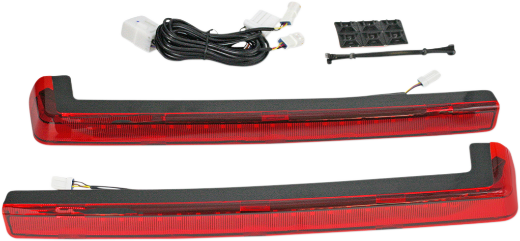 CUSTOM DYNAMICS LED Run/Brake Tour-Pak? Arms - Red Lens - '06-'13 PB-TP-ARM-13R