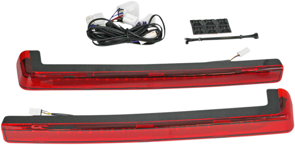 CUSTOM DYNAMICS LED Run/Brake/Turn Tour-Pak? Arms - Red Lens - '06-'13 PB-TP-ARM-TPCR