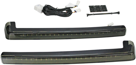CUSTOM DYNAMICS LED Run/Brake Tour-Pak? Arms - Smoke Lens - '06-'13 PB-TP-ARM-13S