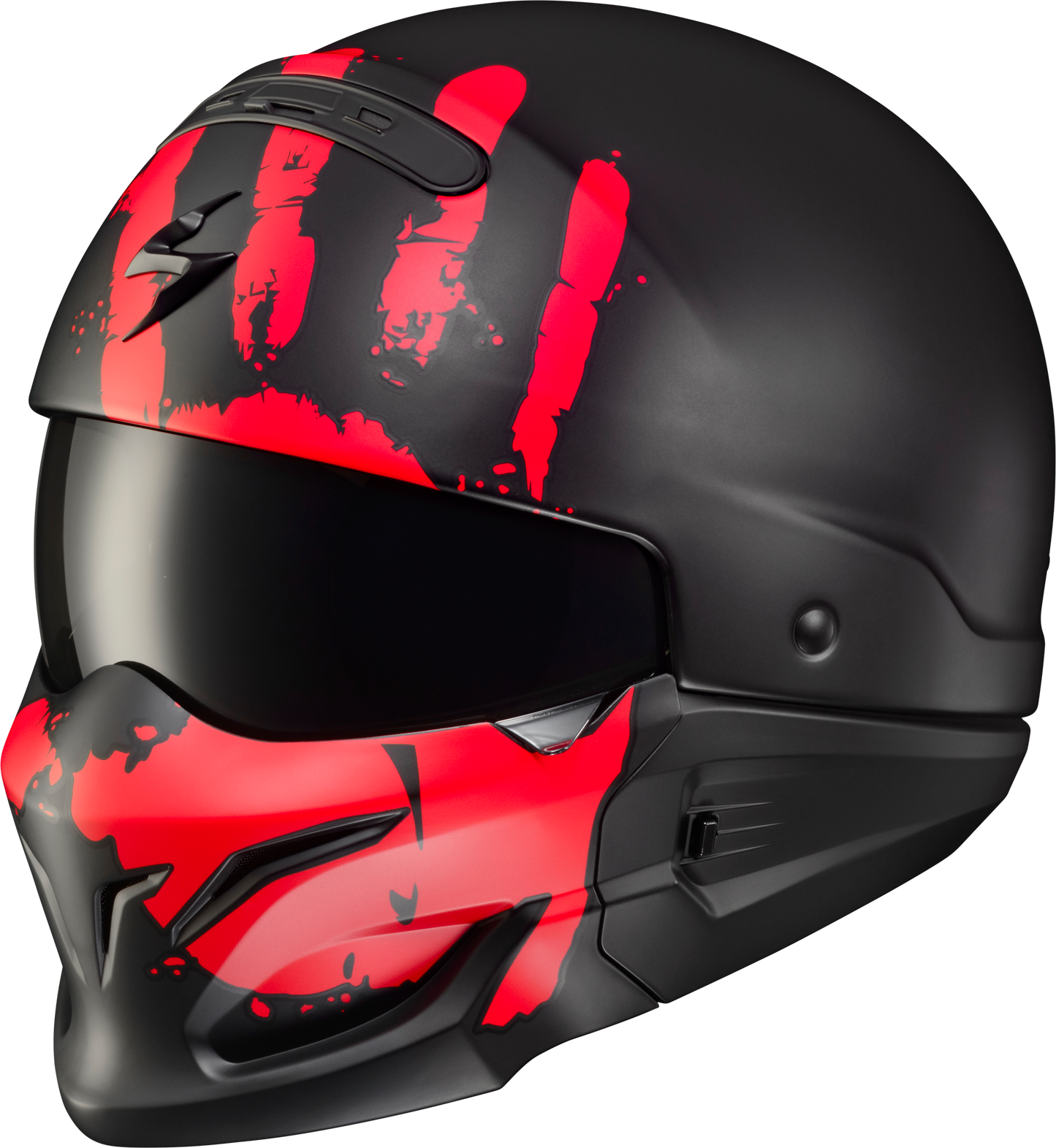 Covert Open Face Helmet Uruk Matte Red Xl