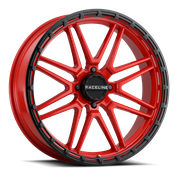 Krank Xl Wheel 20x7 4/137 3.5+3.5 (0mm) Blk/Red