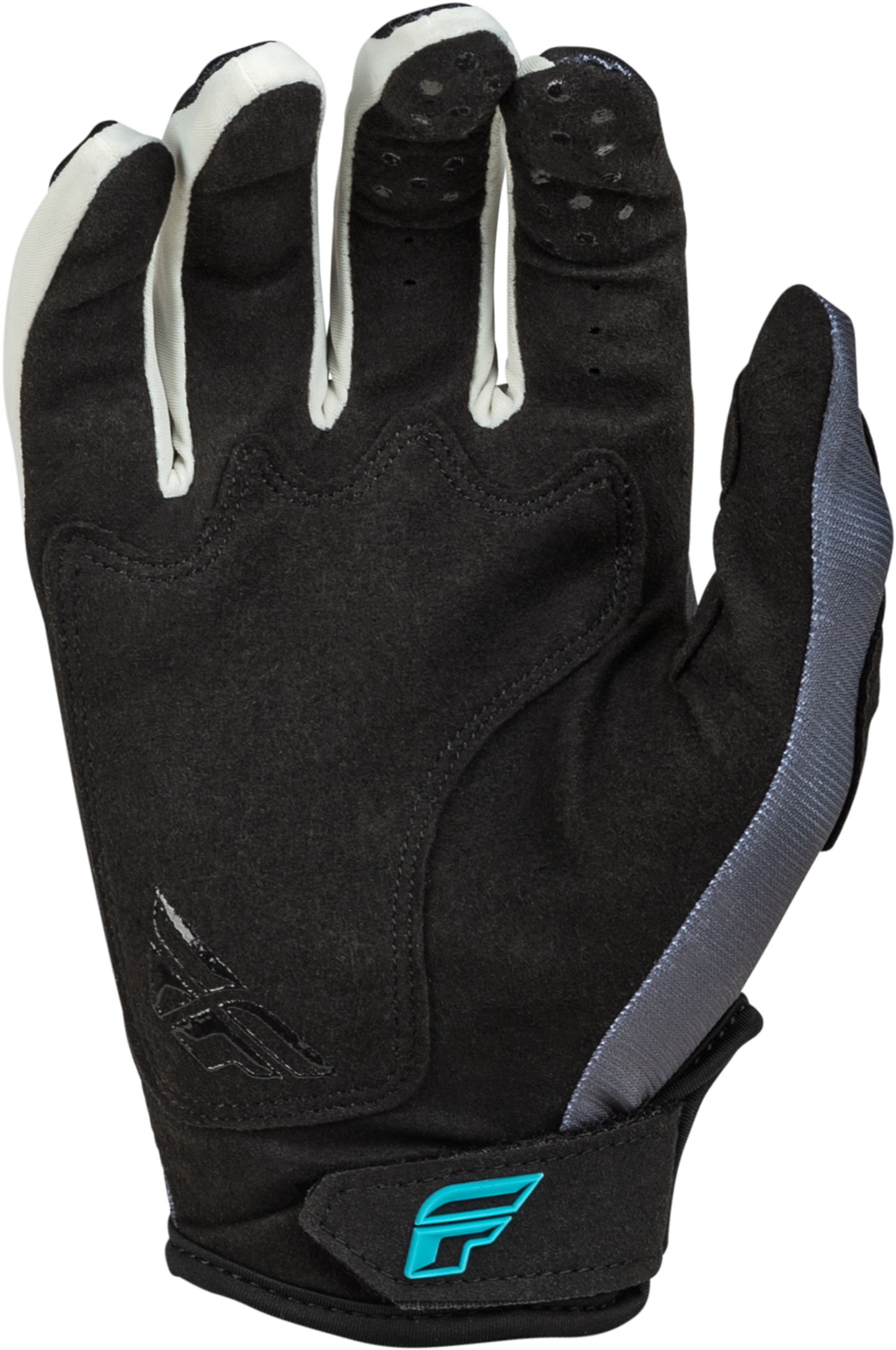 Youth Kinetic Reload Gloves Charcoal/Black/Blue Iridium Ym
