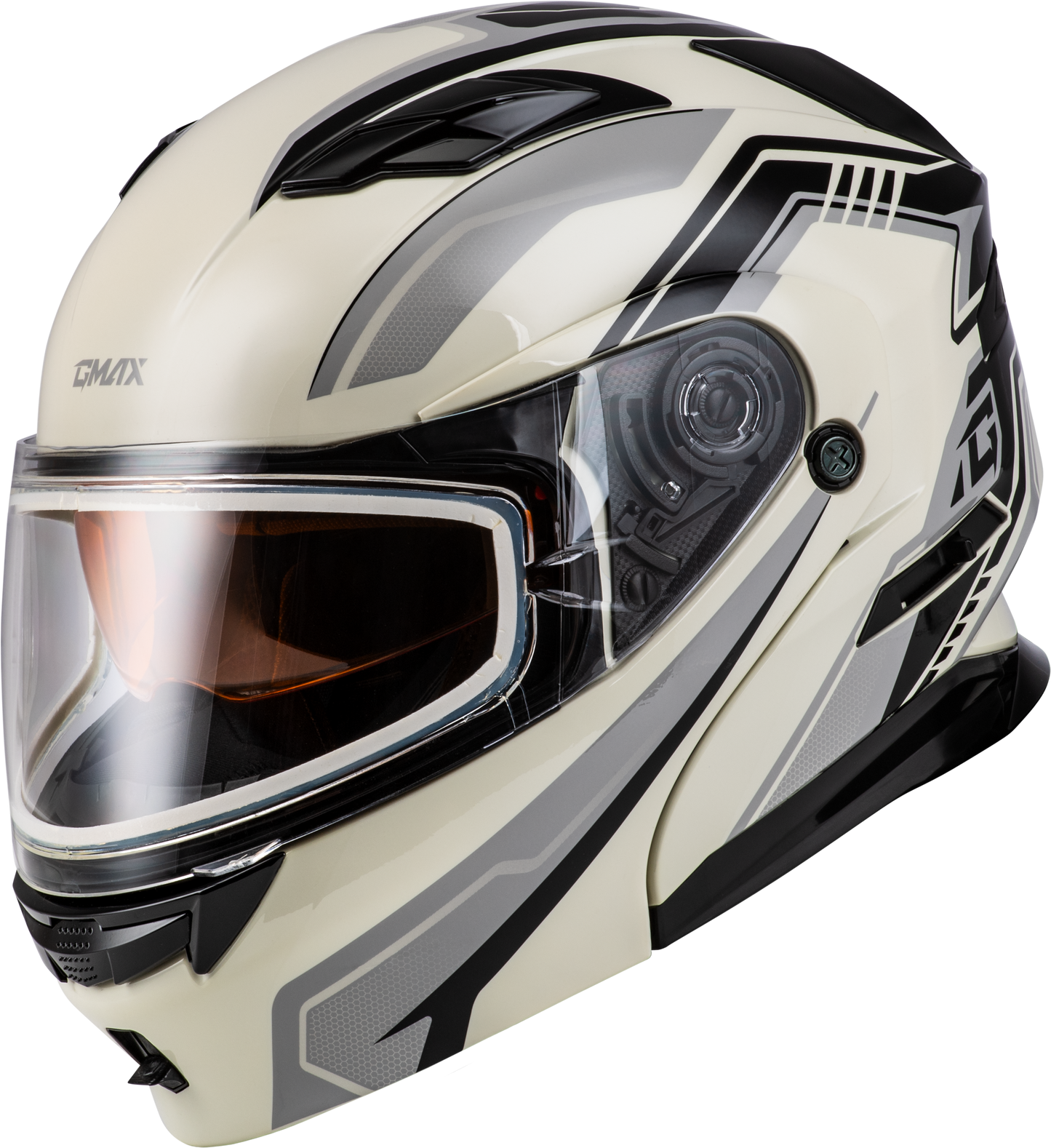 Md 01s Transistor Snow Helmet White/Grey/Black Sm