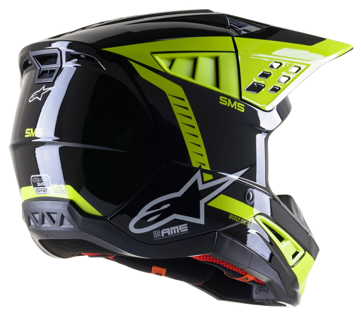 S M5 Beam Helmet Blk/Anthra/Ylw Fluo Glossy Xl