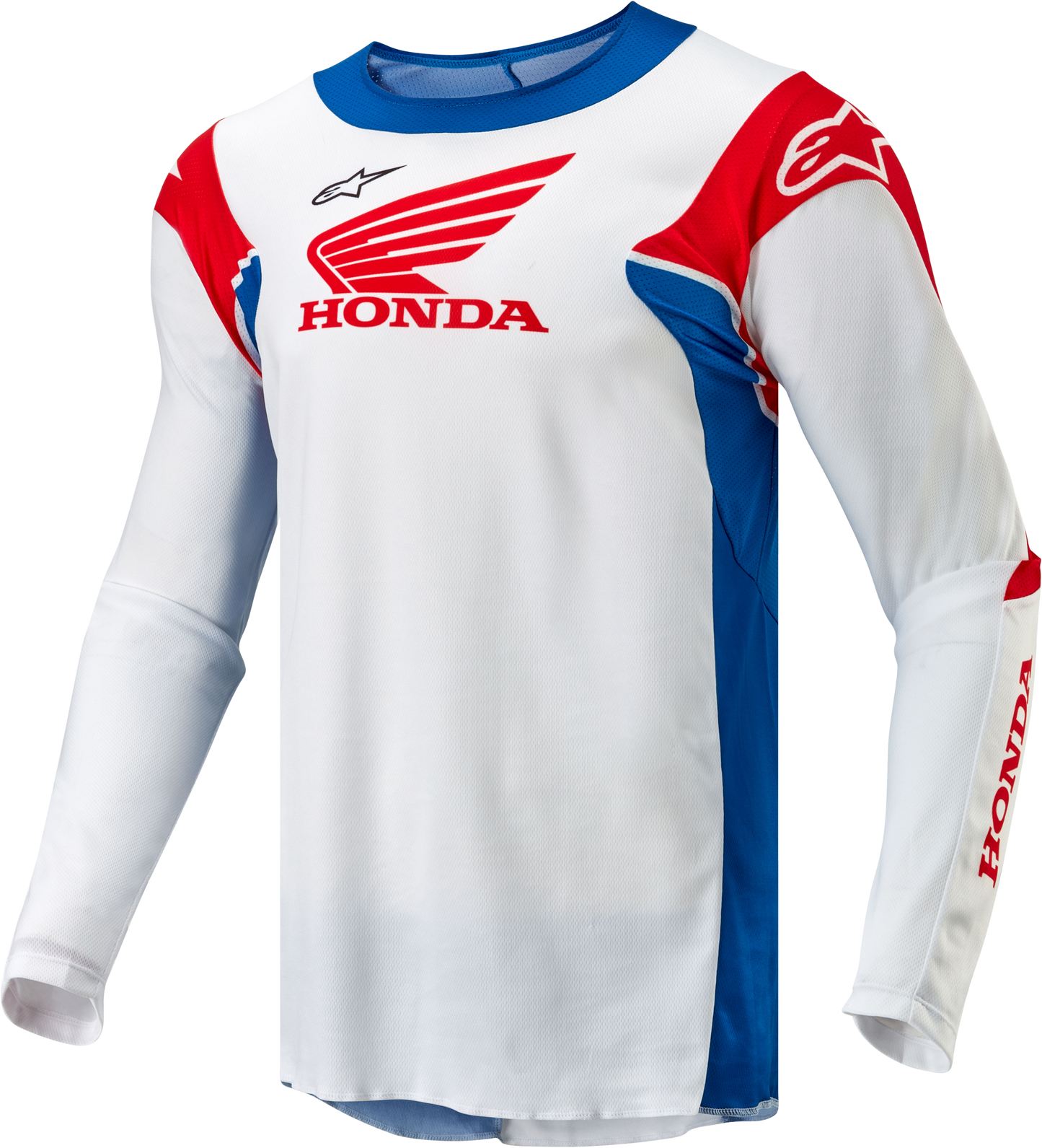 Honda Racer Iconic Jersey Wht/Br Blue/Br Red 2x