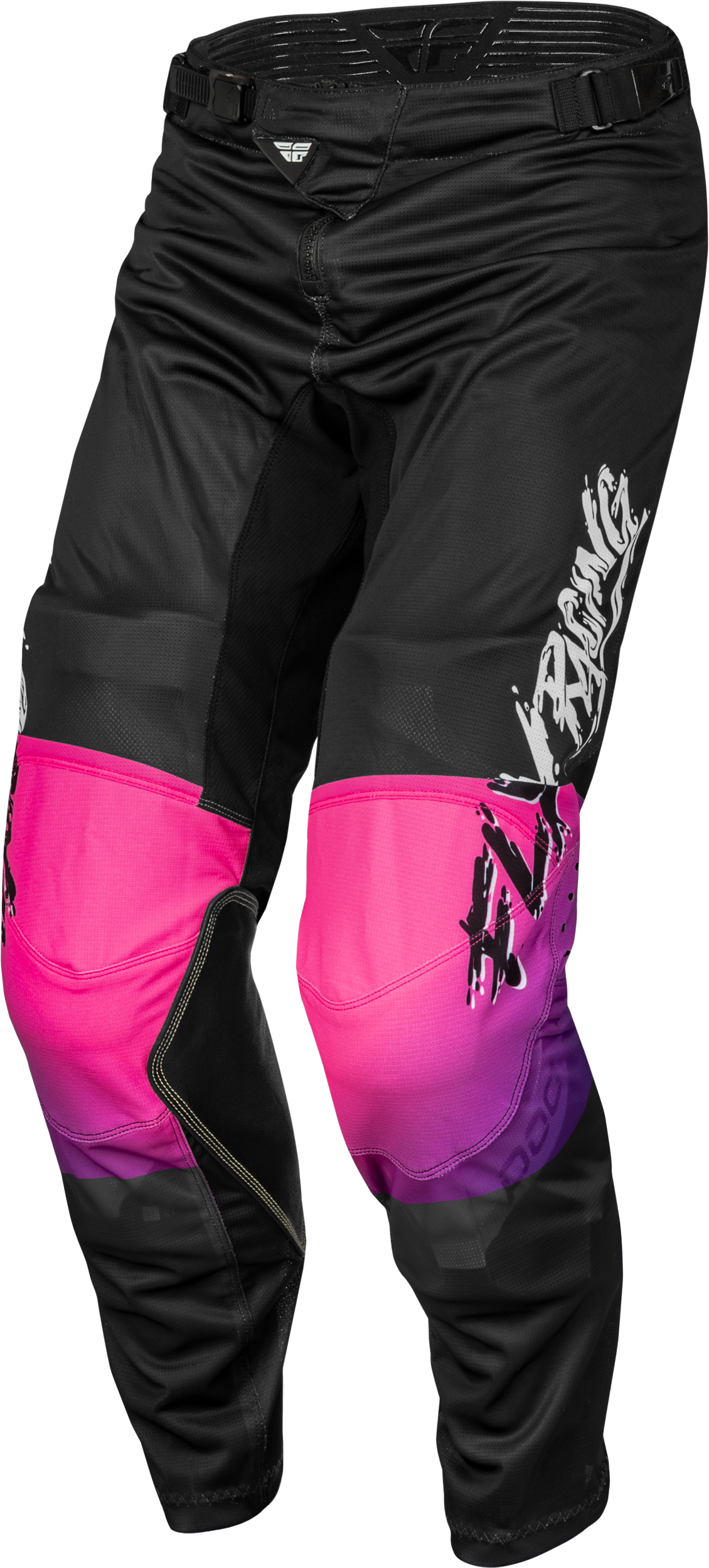 Youth Kinetic Mesh Khaos Pants Black/Purple/Pink Sz 24