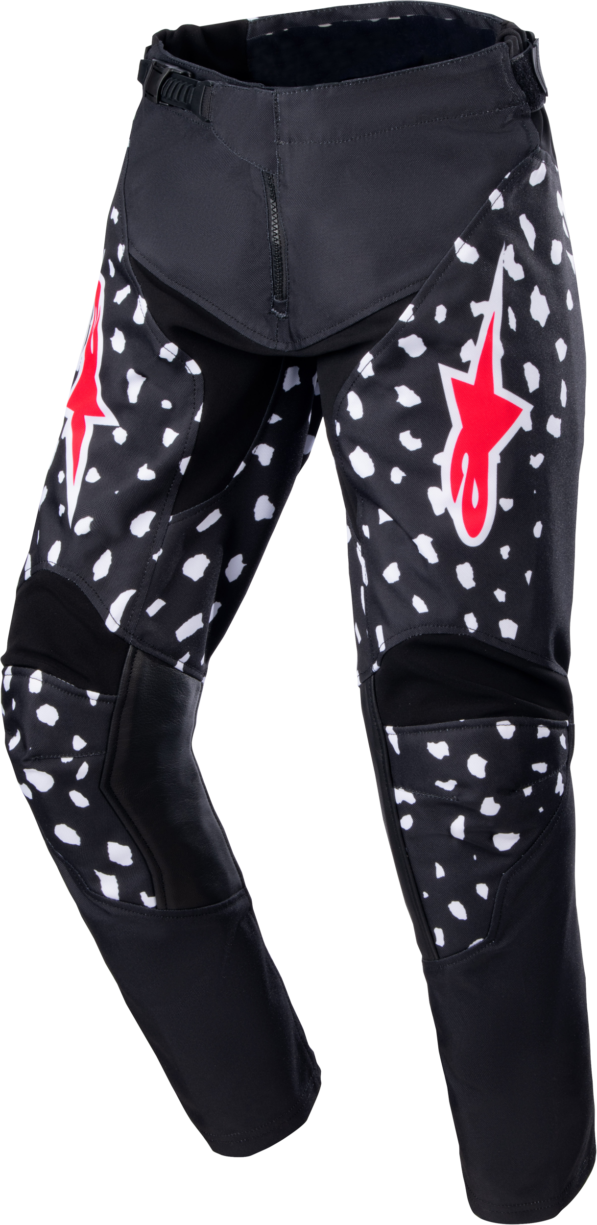 Youth Racer North Pants Black/Neon Red 26