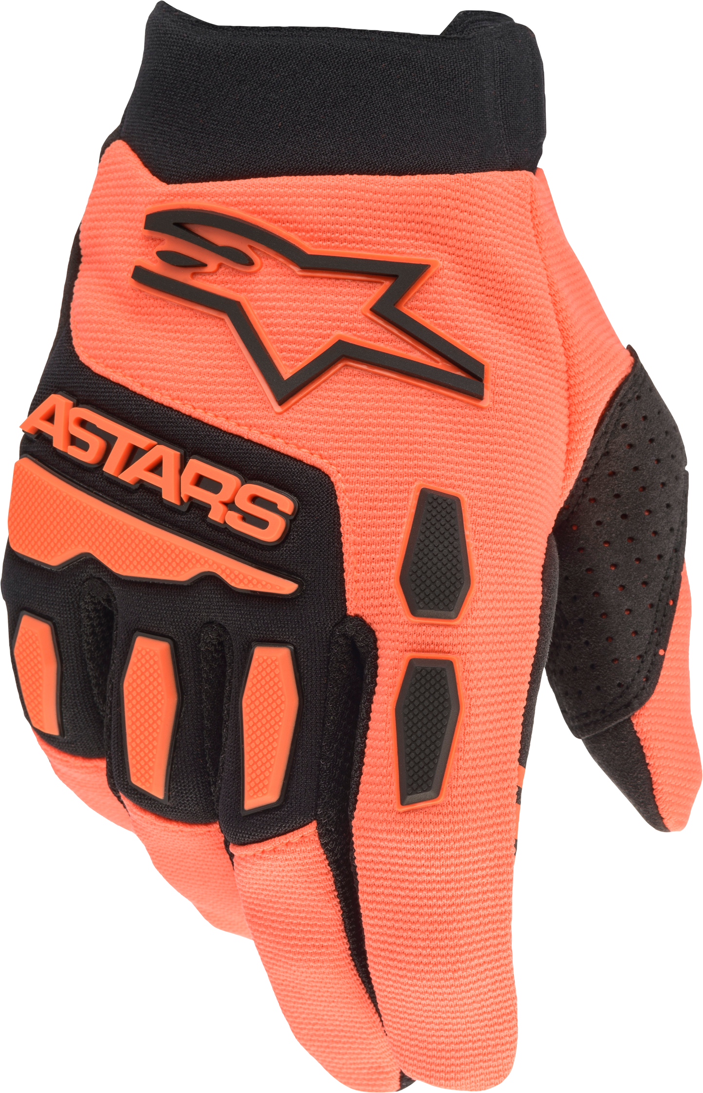 Youth & Kids Full Bore Gloves Orange/Black Yxs