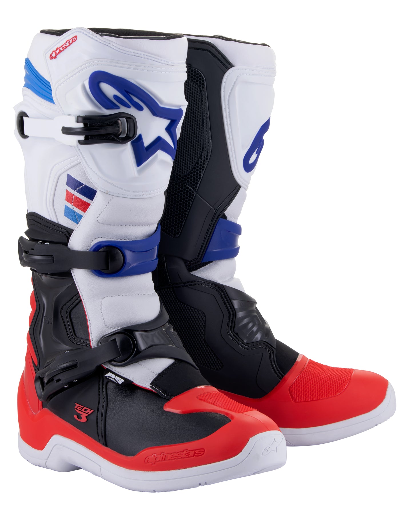 Tech 3 Boots White/Red/Blue Sz 12