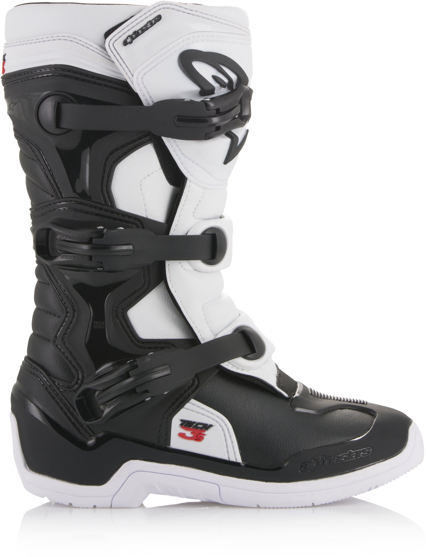 Tech 3s Boots Black/White Sz 05