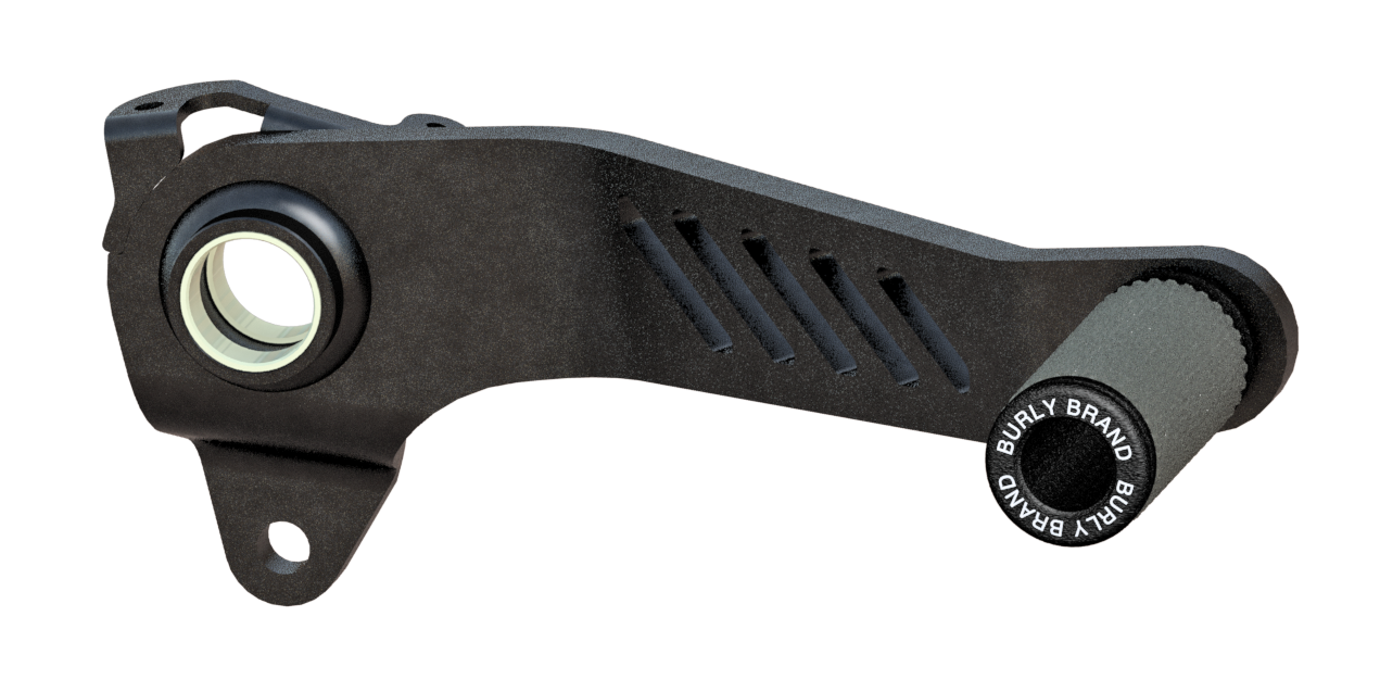 Slash Cut Brake Lever Black