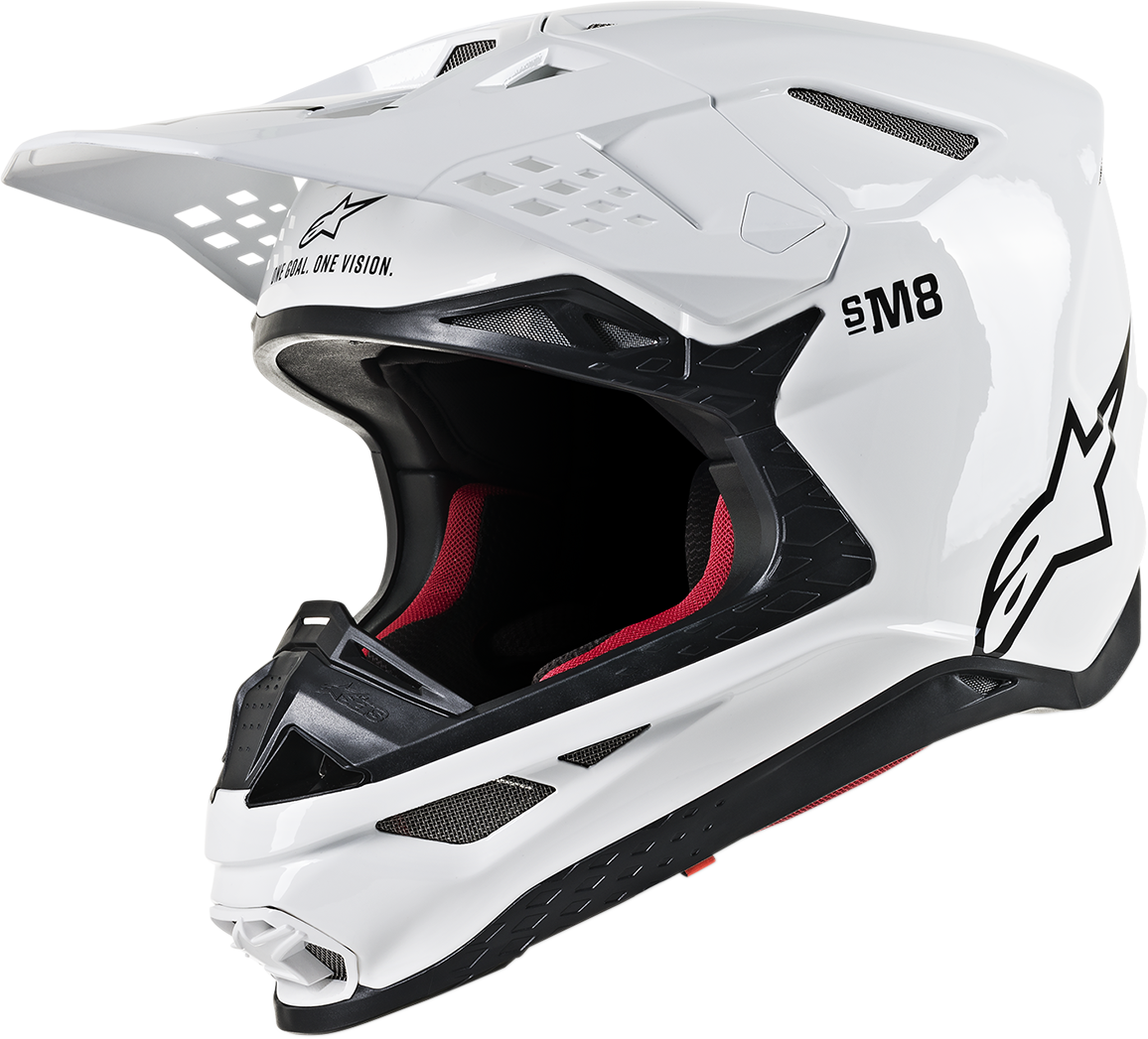 Supertech M8 Helmet - MIPS - Gloss White - Small