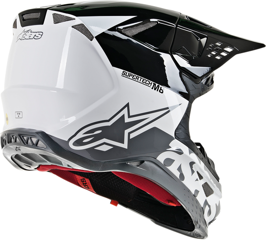 Supertech M8 Helmet - Radium - MIPS - White/Black/Mid Gray Glossy - XS