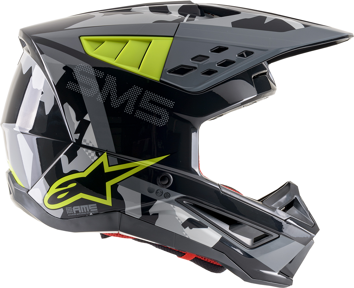 SM5 Helmet - Rover - Gray/Yellow - Small