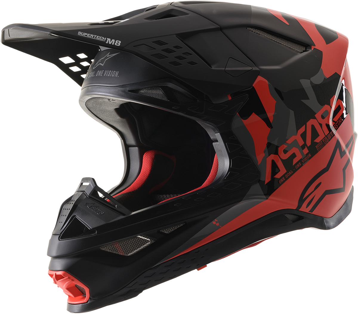 Supertech M8 Helmet - Echo - MIPS® - Black/Red/Gloss - Small