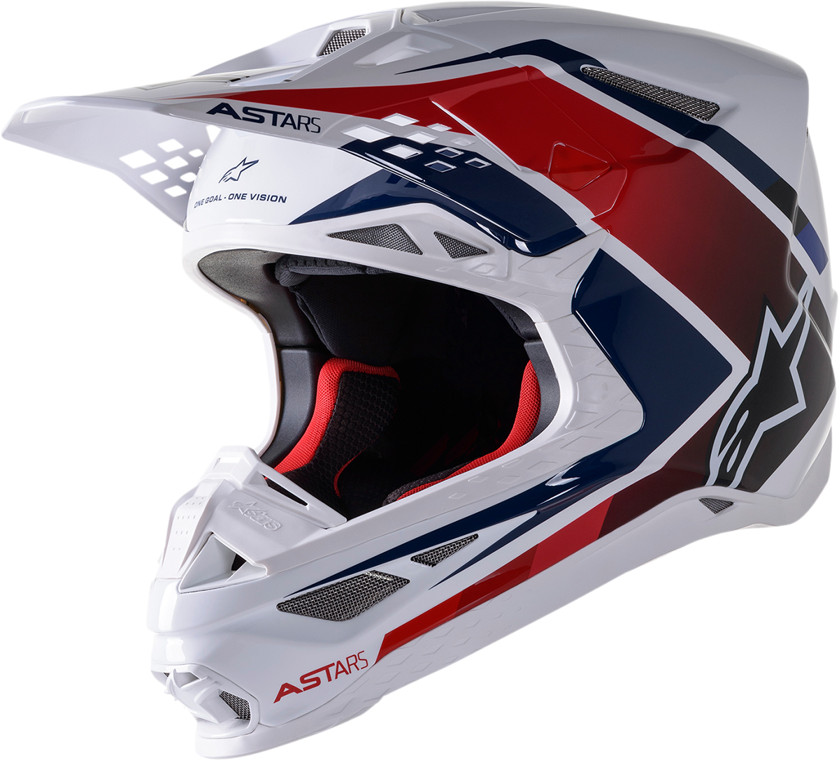 Supertech M10 Helmet - Meta 2 - MIPS® - White/Red/Blue - Small