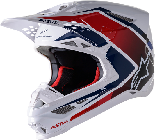 Supertech M10 Helmet - Meta 2 - MIPS® - White/Red/Blue - Small