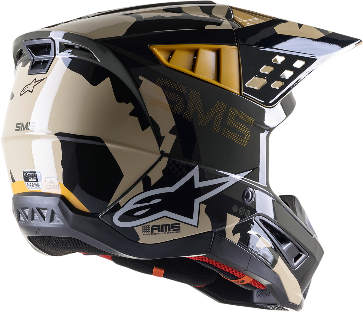 SM5 Helmet - Rover - Sand/Tangerine/Camo - Large