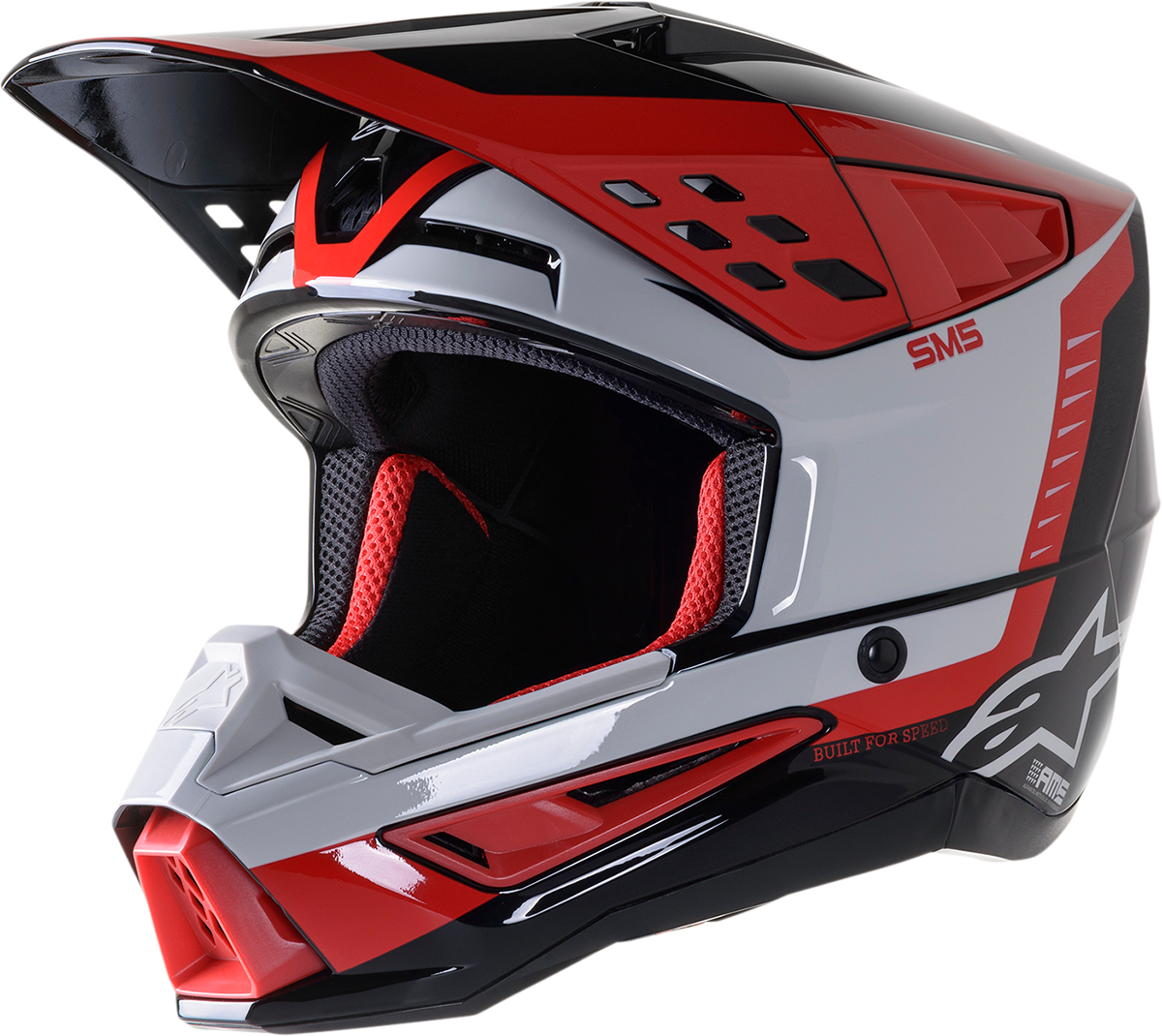 SM5 Helmet - Beam - Black/Gray/Red - Small