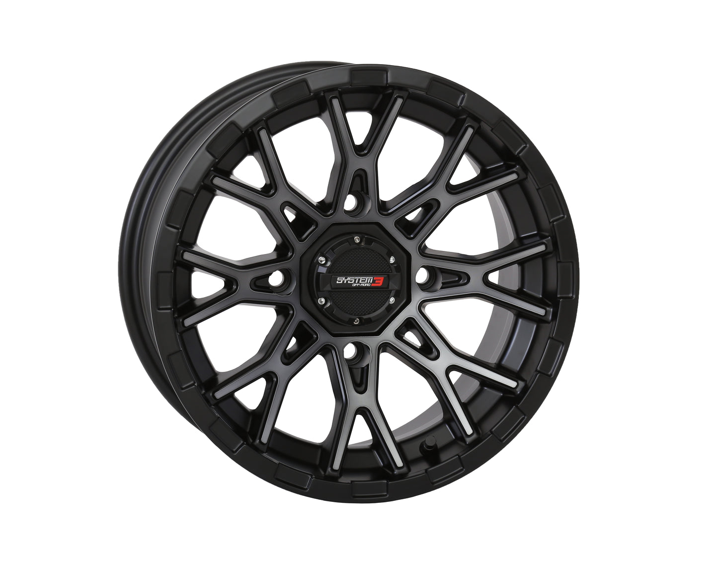 St6 Wheel 12x7 2+5 ( 47mm) 4/110 Matte Dark Tint