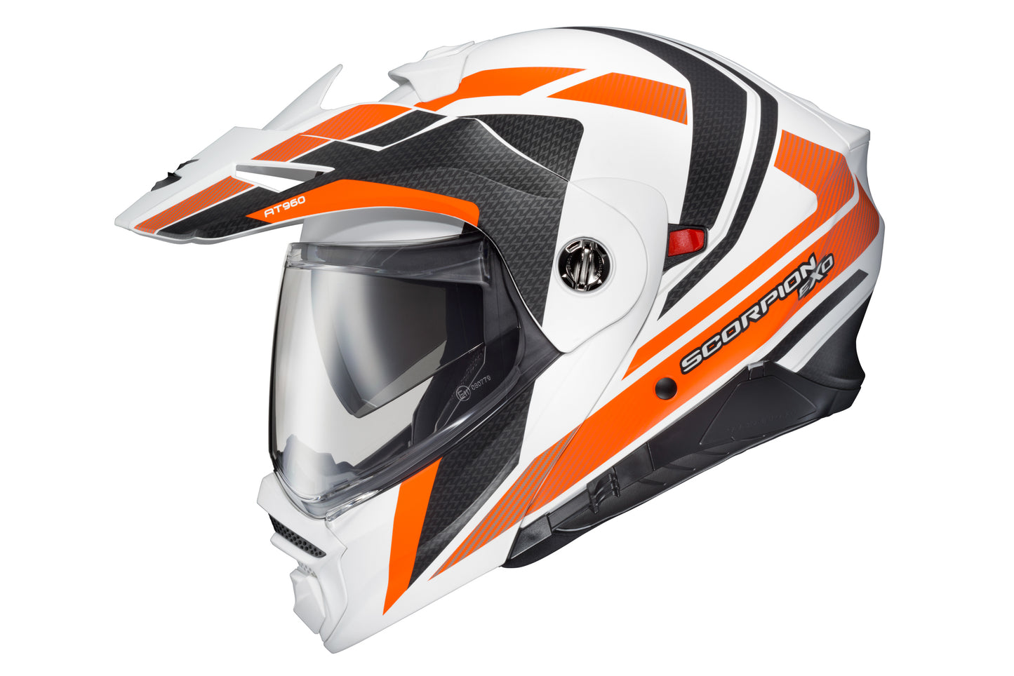 Exo At960 Modular Helmet Hicks White/Orange Xl